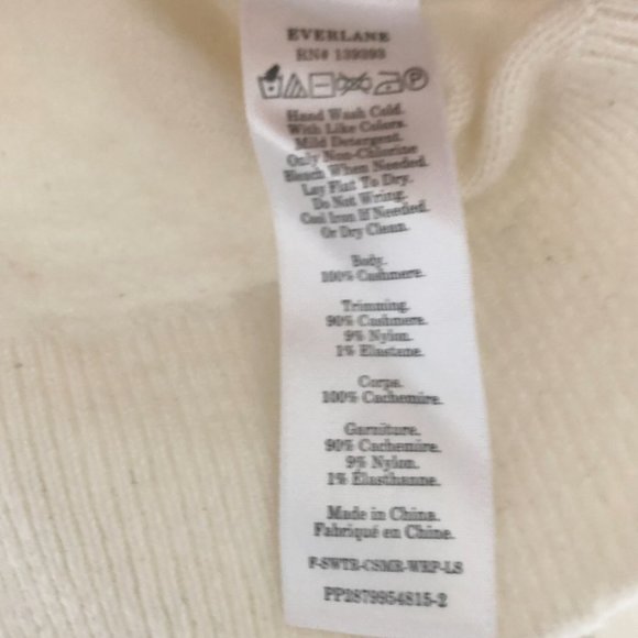 Everlane The Cashmere Wrap Sweater in Bone size XS - Picture 8 of 8